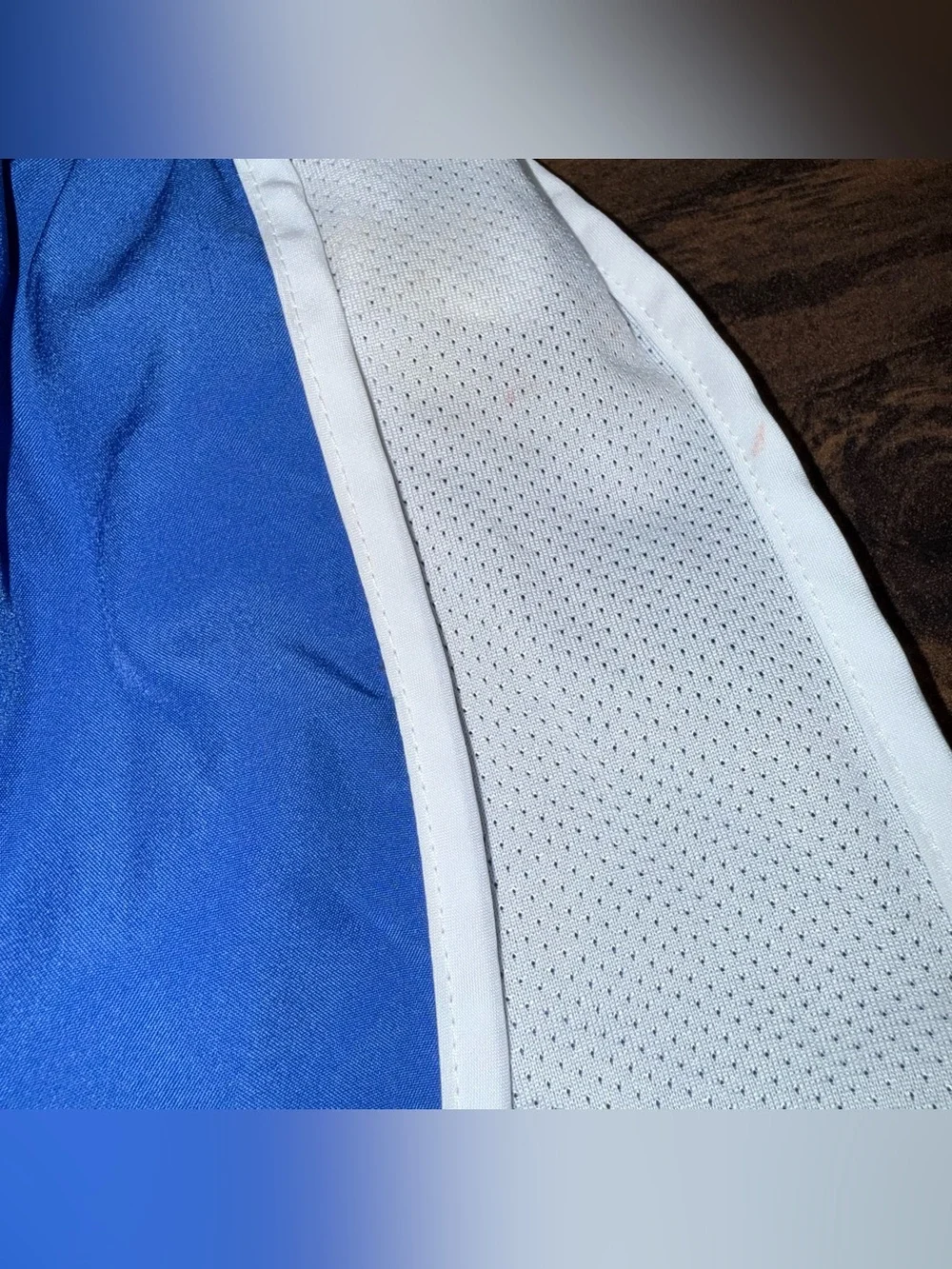 Nike Royal Blue Girls' Running Shorts with White Trim